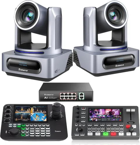 PTZ Bundle/Kits - 20X AI Auto Tracking NDI PTZ Camera(*2) with Sdi/Hdmi/Usb3.0/L