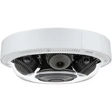 USED  AXIS P3717-PLE 8MP 4-Sensor Outdoor IP Dome Camera PoE+ IR w/ Mount Bracke