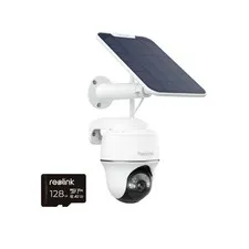 REOLINK Security Camera Wireless Outdoor, Pan Tilt Solar Powered, 5MP 2K+...
