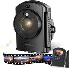 Time Lapse Camera - Infrared Positioning & LED 1080P AVI Video 180 Days Shooting
