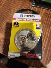 Padlock Brinks Promax Security Stainless Steel NEW 663-70001