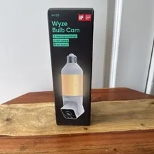 WYZE Bulb Cam Security Camera 2K HD Outdoor Light Bulb Camera Color Night Vision