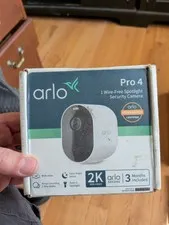 Arlo Pro 4 Spotlight Camera - White Used (VMC4050P-100NAR)