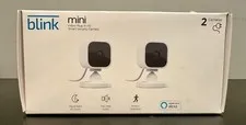 Blink Mini Indoor Plug-In HD Smart Security Camera 2-Set Works with Alexa *NEW*