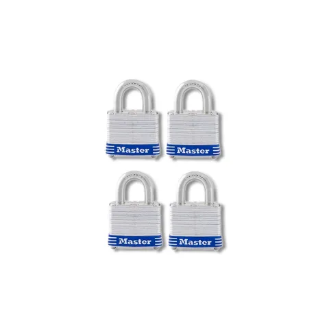 Master Lock 1-5/16 in X 1-1/2 in Steel Double Locking Padlock Keyed Alike 3008D