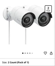 Reolink 2pcs RLC-510A 5MP PoE IP Camera Outdoor Night Vision Audio Recording