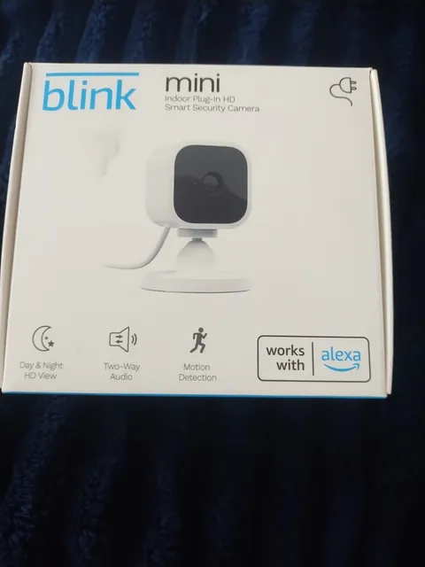 Blink Mini Indoor Plug-in Wired Indoor Smart Security Surveillance Camera