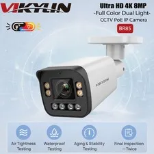 Vikylin 4K 8MP 5X ZOOM Dual Light Full Color Security POE Camera Onvif Outdoor