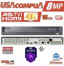 LTD8516D-ST 16CH 4K/8MP TVI/AHD/CVI/CVBS + 16CH IP 4K/8MP Direct Search DVR 2TB