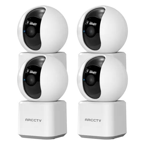 ARCCTV 3MP WiFi Security Camera Indoor Wireless Baby Pet Monitor Home Audio IP65