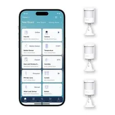 Aqara Zigbee 3.0 Motion Sensor P1 3 Pack, for Alert System Automations White