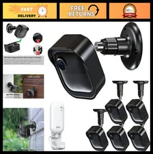 5-Pack Outdoor Camera Mounts with Sync Module Wall Outlet Holder - Black