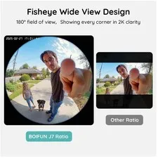 Battery Powered Doorbell Camera with Chime