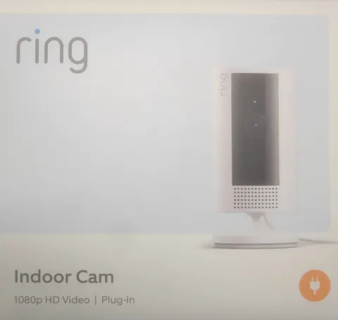 RING Indoor Cam 1080p HD Video Plug-In Security Camera - BRAND NEW Sealed In Box