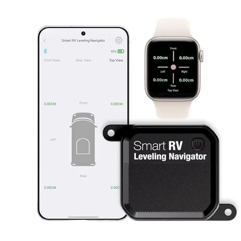 Wireless RV Leveling System, Bluetooth RV Leveler for Campers, RV Leveling 