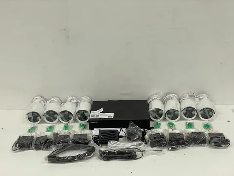 Wireless Security Camera System, 10CH 5MP NVR with 8 3MP Cameras, 3TB HDD