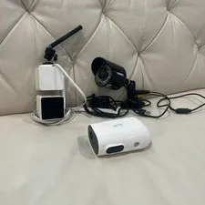 Mixed Security Camera Lot - Arlo, Lorex, Wyze Cube & Wireless Camera for Parts