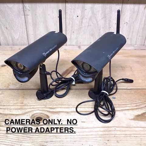 Bunker Hill 62368 Outdoor Wireless Security Camera ONLY Lot Of 2