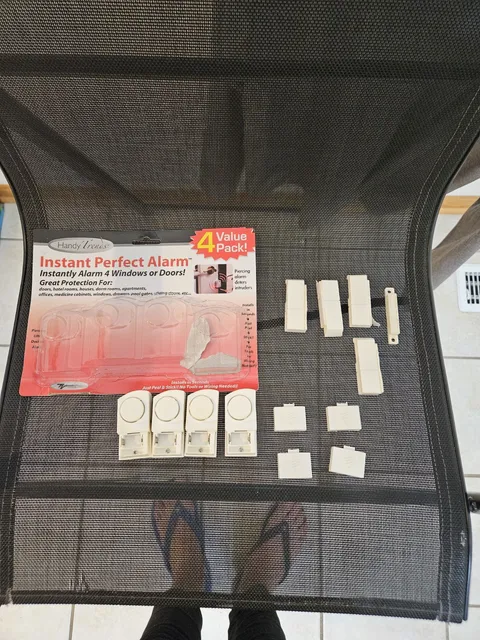 Instant Alarm 4 Count Value Pack for Doors Windows Home Security Used 