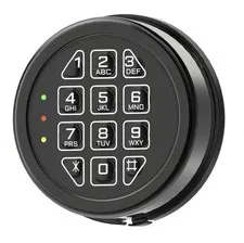 Electronic Safe Lock Replacement Keypad with Solenoid Lock, Gun Safe Lock