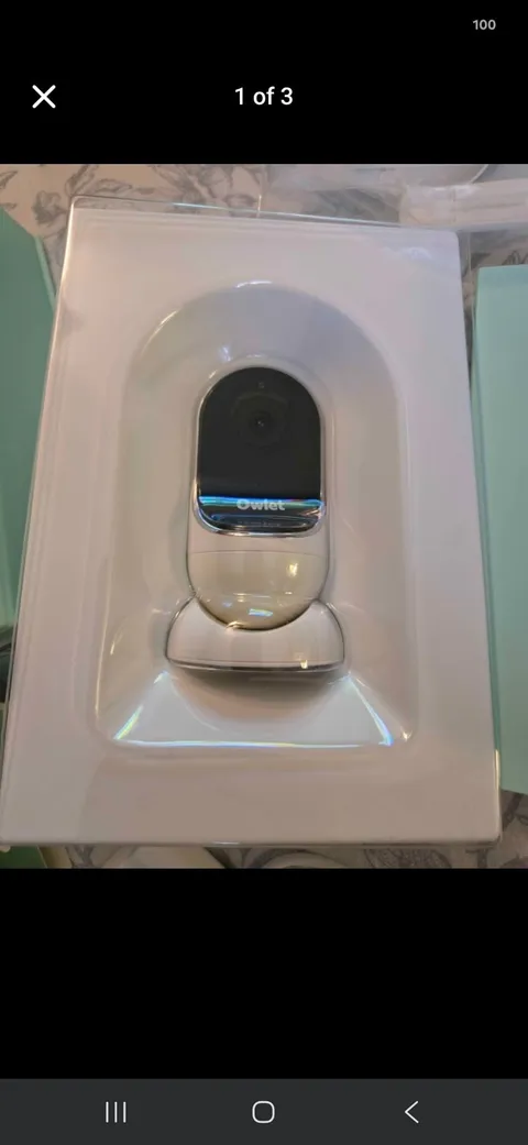 Owlet Cam Indoor Wi-Fi IP Surveillance Camera 1080p White Alexa/Google