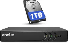8 Channel 3K Lite Security Digital Video Recorder with 1TB Hard Drive, H.265+ Hy