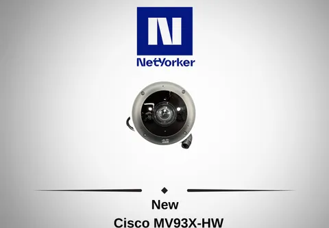 NEW Cisco Meraki MV93X-HW 12MP 360° Fisheye Outdoor Security Camera 1TB