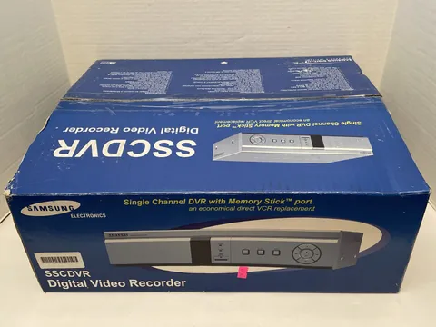 New/Open Box*Samsung Single Channel DVR w/Memory Stick Port*SSCDVR