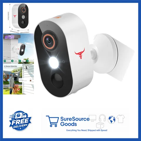 1080p Wireless Camera for Home Security with Night Vision, 2-Way Talk, Battery