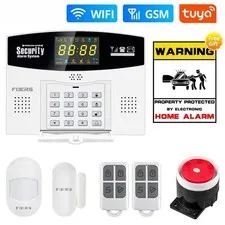 Smart WIFI 4G 2G Alarm System Burglar Alarm 433MHZ Wireless Wired Security Zone