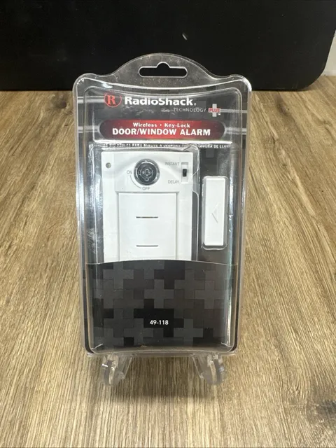 Radio Shack Wireless Key Lock Door Window Safety Alarm 4900118 New Sealed