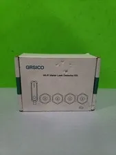 GRSICO Wi-Fi Water Leak Detector Kit 4 Pack - Open Box