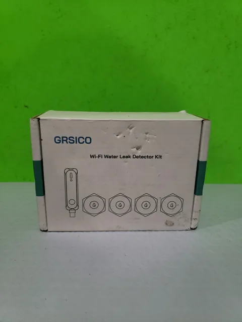 GRSICO Wi-Fi Water Leak Detector Kit 4 Pack - Open Box