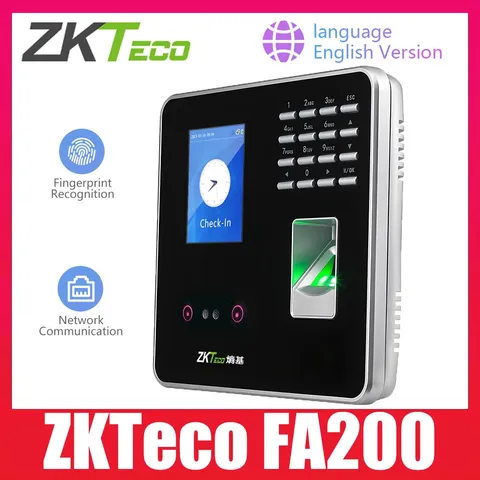 ZKTeco FA200 TCP/IP Time Attendance Access Control Face Fingerprint Reader