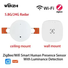 WZ-M100 Tuya Zigbee WiFi mmWave Human Presence Sensor Motion Alexa Smart Life