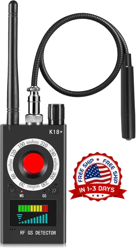 Detector De Dispositivos Ocultos Para Cámara Oculta Señal RF y GPS Antiespía NEW