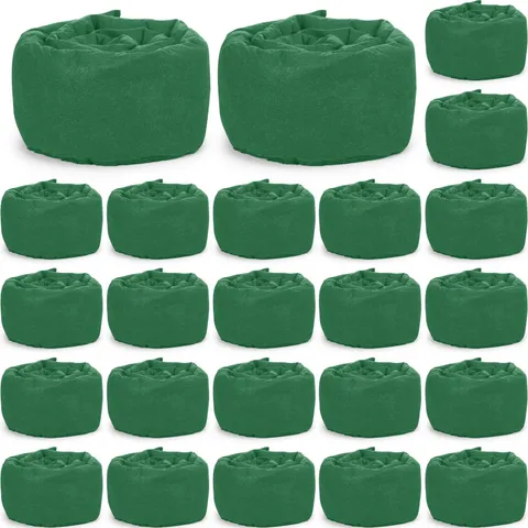 Sabary 24 Pcs Water Barrier 5 Ft X 6.5 Inch Flood Barriers Home Reusable