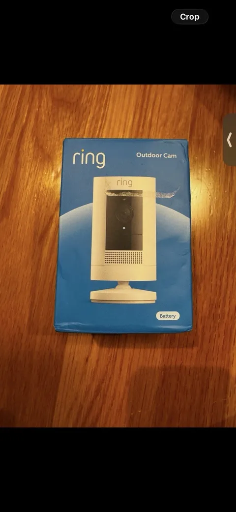 Ring Stick Up Indoor/Outdoor BATTERY 1080p Security Camera WHITE New SEALED