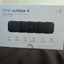 Blink Outdoor 4 Wireless Battery Outdoor 5-Cam System 1080p Alexa 2-Way