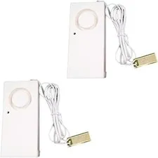 2PCS Water Leak Alarm Flood Sensor 120dB Overflow Detector for Home Kitchen Bath