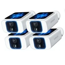 Solar Security Camera 2K Wi-Fi Wireless Outdoor 4Pack lot Battery PoweredOutdoor