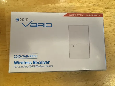 Vario 2GIG-VAR-RECU wireless receiver for use with 2GIG security sensors