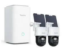 Reolink 8MP WiFi Security System 360° PTZ Home Hub Trackmix Battery with Solar