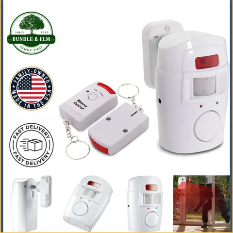 Easy to Install Wireless Motion Detector Alarm with Adjustable Scanning Area