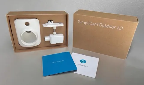 SimpliSafe SimpliCam WHITE Outdoor Camera Kit  (Camera Not Included) NEW!