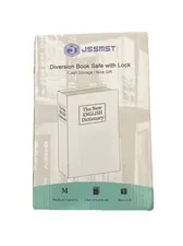 JSSMST Metal Home Dictionary Diversion Book Safe with Key Lock, 9.5”x6.2”x2.2”