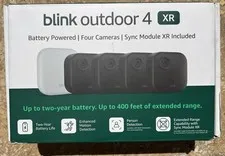 Blink Outdoor 4 XR Four Camera System w/Sync Module XR BRAND NEW Factory Sealed