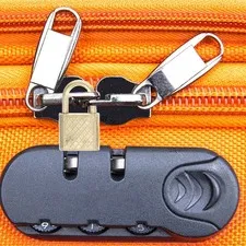 10 Pcs Zinc Alloy Padlocks Simple Safety Locks Small Locks Notebook Suitcase