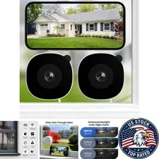 WiFi Dome Cameras - 2K & Color Night Vision for Indoor/Outdoor Safety