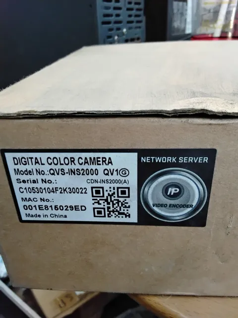 QVS Network Server IP Video Encoder QVS-INS2000 QV1   New In Box